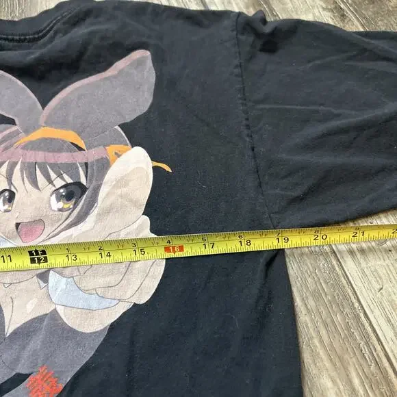 Vintage Anime T-Shirt The Melancholy Of Haruhi Suzumiya Sz M RARE 2006 USA Made